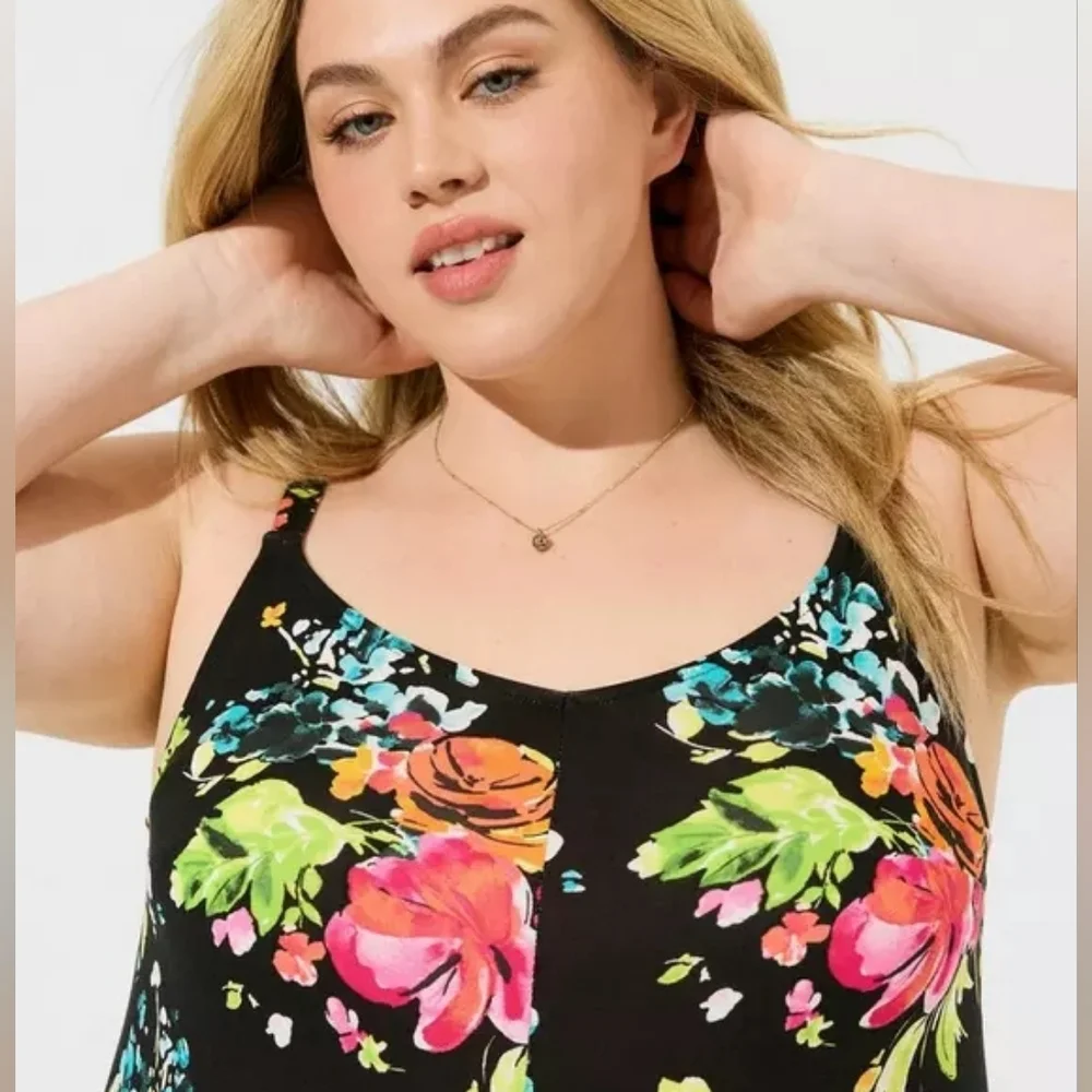 NWT Torrid Super Soft Culotte Jumpsuit - Picture 3 of 10